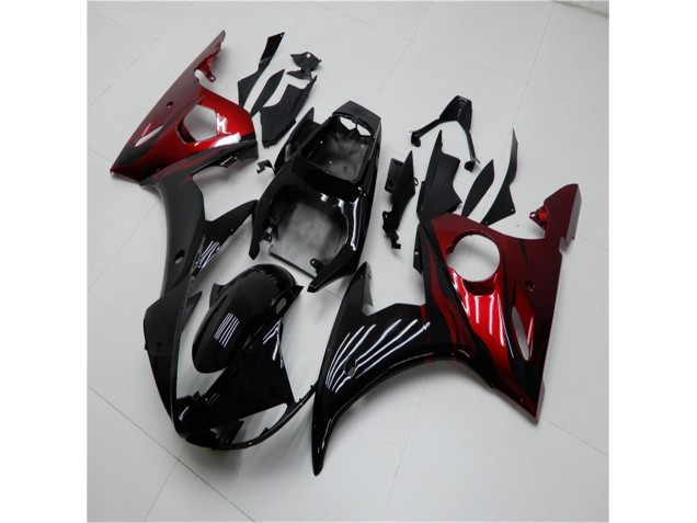 R6 2003-2005 - Noir Rouge R6 2003-2005 - Noir Rouge