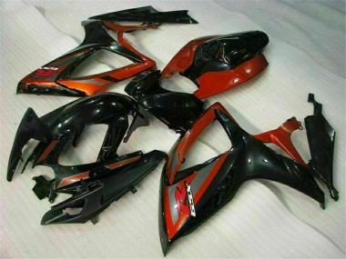 GSXR 600 / 750 K6 2006-2007 - Noir Rouge