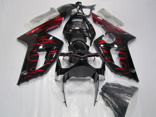 ZX6R 2003-2004 - Noir Rouge Flamme ZX6R 2003-2004 - Noir Rouge Flamme