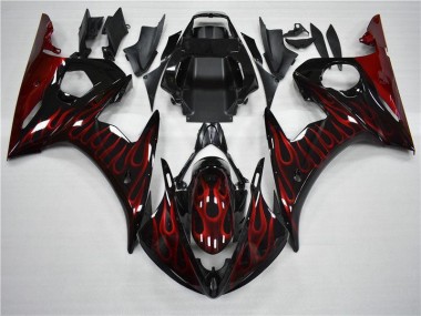 R6 2003-2005 - Noir Rouge Flamme