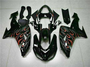 ZX10R 2006-2007 - Noir Rouge Flamme
