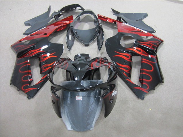 ZX6R 2007-2008 - Noir Rouge Flamme ZX6R 2007-2008 - Noir Rouge Flamme