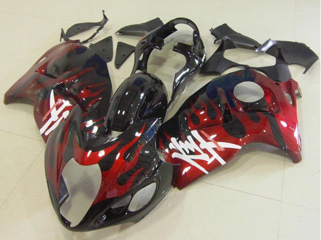 GSXR 1300 Hayabusa 1996-2007 - Noir Rouge Flamme GSXR 1300 Hayabusa 1996-2007 - Noir Rouge Flamme