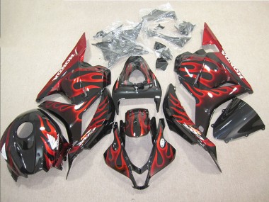 CBR 600 RR 2009-2012 - Noir Rouge Flamme