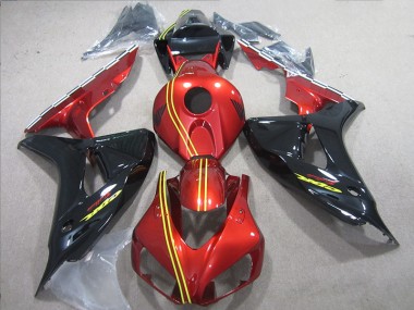 CBR 1000 RR 2006-2007 - Noir Rouge Jaune