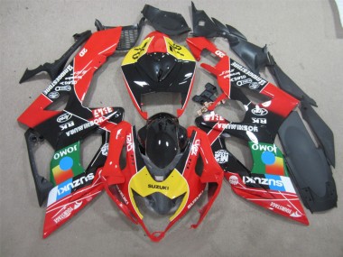 GSXR 600 K6 2006-2007 - Noir Rouge Jaune Jomo