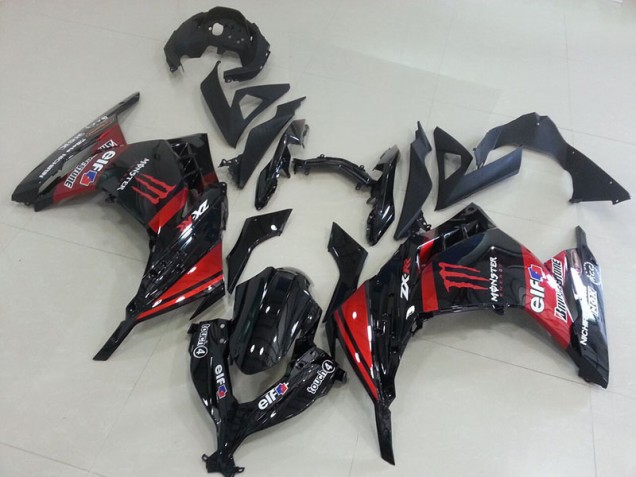 ZX 300R 2013-2016 - Noir Rouge Monster ZX 300R 2013-2016 - Noir Rouge Monster