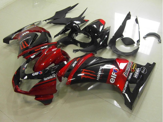 ZX 250R 2008-2012 - Noir Rouge Monster ZX 250R 2008-2012 - Noir Rouge Monster