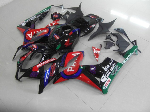 CBR 600 RR 2007-2008 - Noir Rouge Pata CBR 600 RR 2007-2008 - Noir Rouge Pata