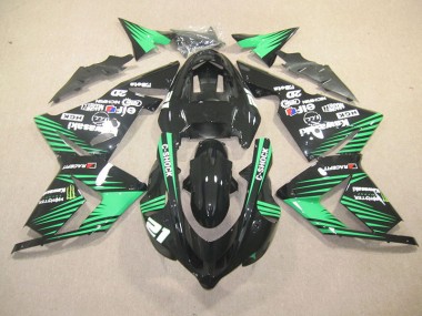 ZX10R 2003-2005 - Noir Vert C-Shock Monster