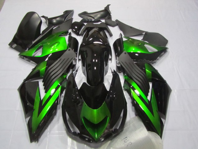 ZX14R ZZR 1400 2006-2011 - Noir Vert ZX14R ZZR 1400 2006-2011 - Noir Vert