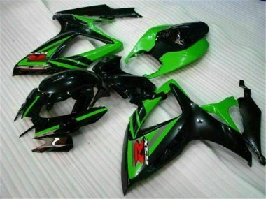 GSXR 600 / 750 K6 2006-2007 - Noir Vert