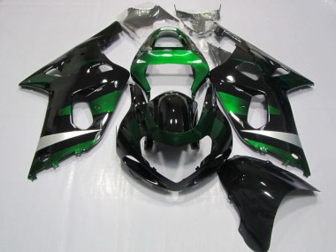GSXR 750 K1 K2 K3 2001-2003 - Noir Vert