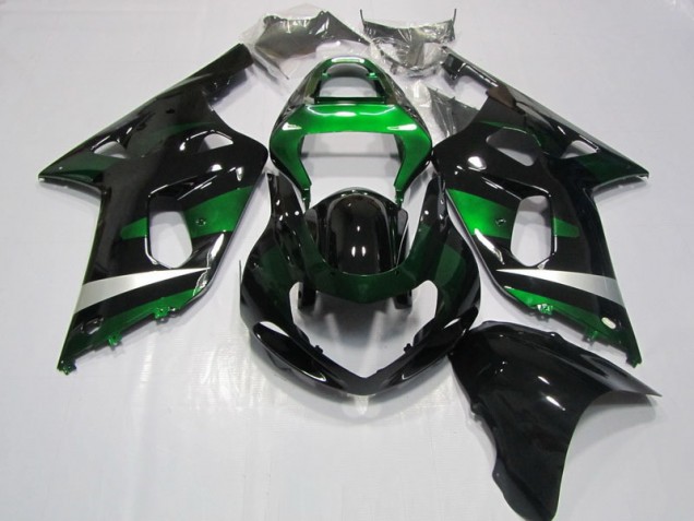 GSXR 750 K1 K2 K3 2001-2003 - Noir Vert GSXR 750 K1 K2 K3 2001-2003 - Noir Vert