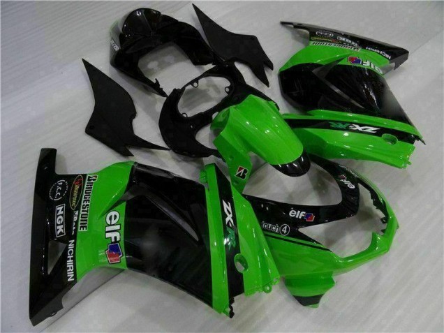 EX250 2008-2012 - Noir Vert EX250 2008-2012 - Noir Vert