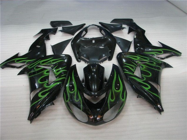 ZX10R 2006-2007 - Noir Vert Flamme ZX10R 2006-2007 - Noir Vert Flamme