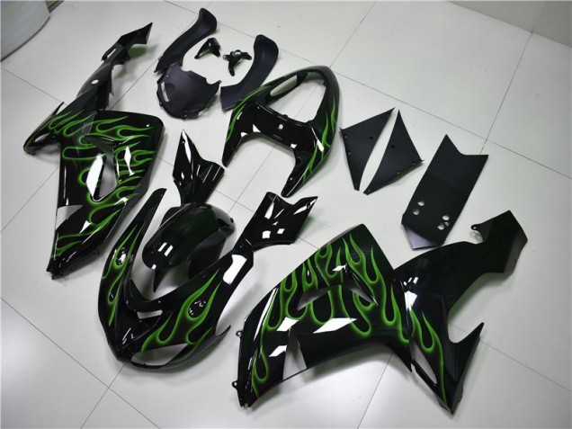 ZX10R 2006-2007 - Noir Vert Flamme ZX10R 2006-2007 - Noir Vert Flamme