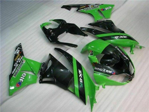 ZX6R 2009-2012 - Noir Vert ZX6R 2009-2012 - Noir Vert