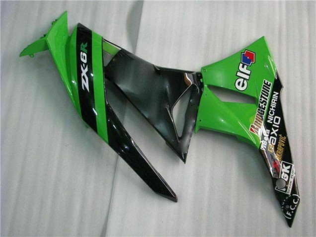 ZX6R 2009-2012 - Noir Vert ZX6R 2009-2012 - Noir Vert