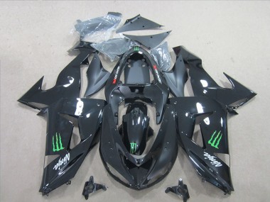 ZX10R 2006-2007 - Noir Vert Monster Ninja