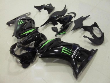 ZX 250R 2008-2012 - Noir Vert Monster Énergie