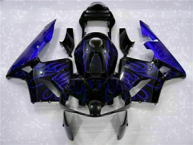 CBR 600 RR 2003-2004 - Noir avec Bleu Flamme