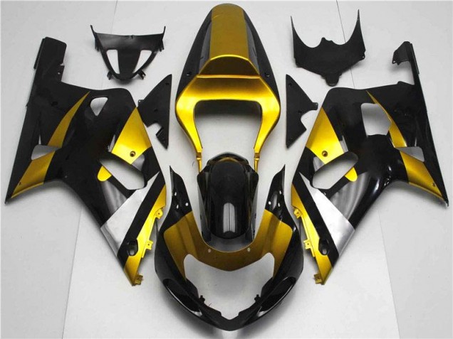 GSXR 600 / 750 K1 K2 K3 2001-2003 - Or Noir GSXR 600 / 750 K1 K2 K3 2001-2003 - Or Noir