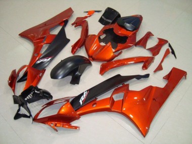 R6 2006-2007 - Orange Noir Mat