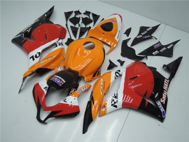 CBR 600 RR 2009-2012 - Orange Rouge Noir Repsol CBR 600 RR 2009-2012 - Orange Rouge Noir Repsol
