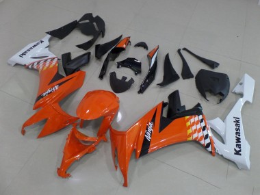 ZX10R 2008-2010 - Orange et Blanc