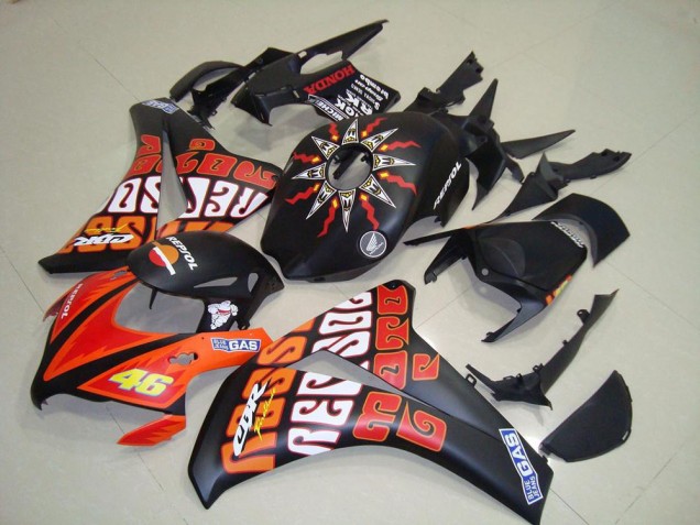 CBR 1000 RR 2008-2011 - Rossi Noir Mat CBR 1000 RR 2008-2011 - Rossi Noir Mat