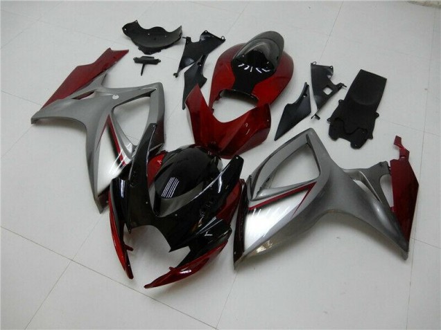 GSXR 600 / 750 K6 2006-2007 - Rouge Argent GSXR 600 / 750 K6 2006-2007 - Rouge Argent