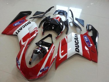 Ducati 848 1098 1198 2007-2014 - Rouge Blanc