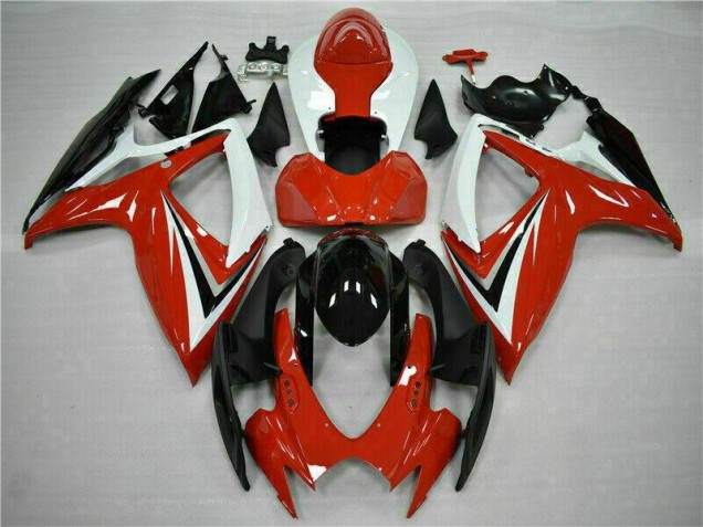 GSXR 600 / 750 K6 2006-2007 - Rouge Blanc GSXR 600 / 750 K6 2006-2007 - Rouge Blanc