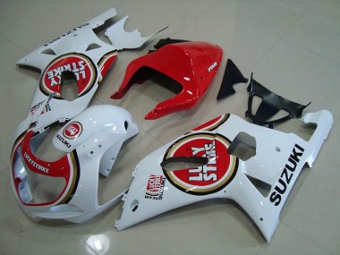 GSXR 750 K1 K2 K3 2001-2003 - Rouge Blanc Lucky Strike
