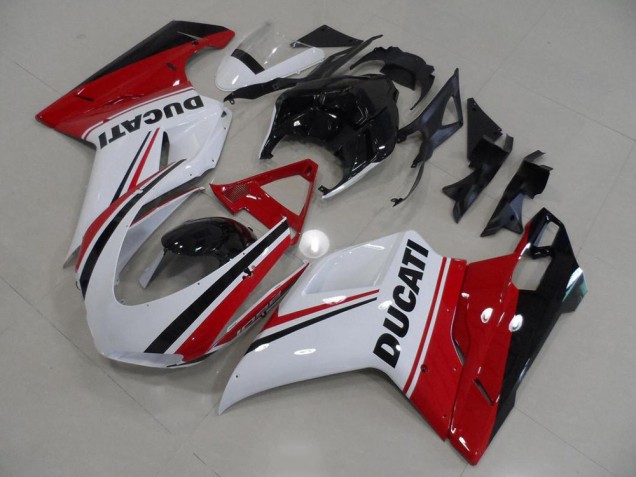 Ducati 848 1098 1198 2007-2014 - Rouge Blanc Noir Ducati 848 1098 1198 2007-2014 - Rouge Blanc Noir