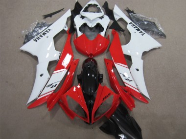 R6 2008-2016 - Rouge Blanc Noir Décalque