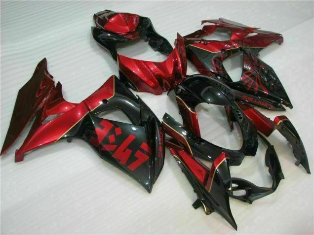 GSXR 1000 K9 2009-2016 - Rouge Flamme Noir GSXR 1000 K9 2009-2016 - Rouge Flamme Noir