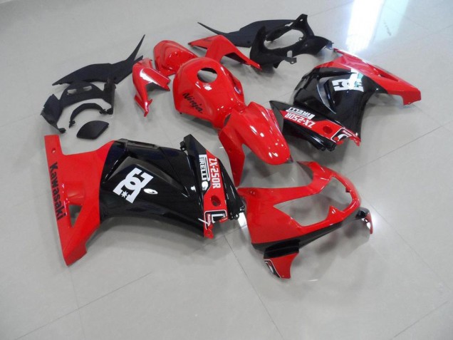 ZX 250R 2008-2012 - Rouge Noir ZX 250R 2008-2012 - Rouge Noir