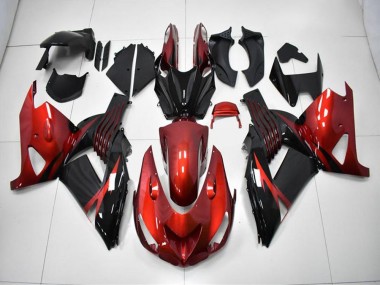 ZX14R ZZR 1400 2006-2011 - Rouge Noir