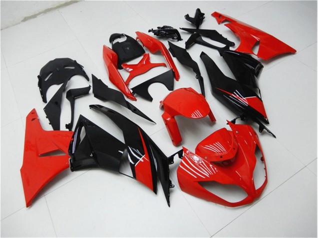 ZX6R 2009-2012 - Rouge Noir ZX6R 2009-2012 - Rouge Noir