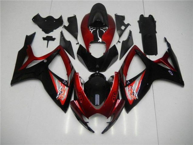 GSXR 600 / 750 K6 2006-2007 - Rouge Noir GSXR 600 / 750 K6 2006-2007 - Rouge Noir