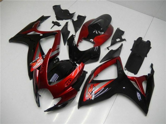 GSXR 600 / 750 K6 2006-2007 - Rouge Noir GSXR 600 / 750 K6 2006-2007 - Rouge Noir