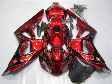 CBR 1000 RR 2006-2007 - Rouge Noir Flamme