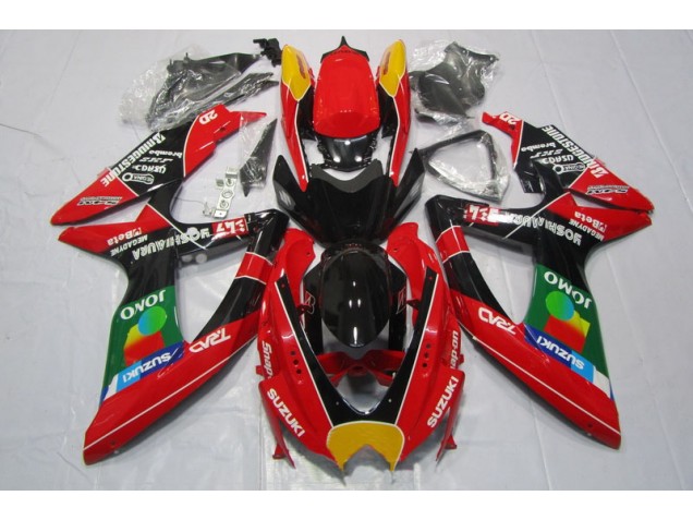 GSXR 600 K8 2008-2010 - Rouge Noir Jomo GSXR 600 K8 2008-2010 - Rouge Noir Jomo
