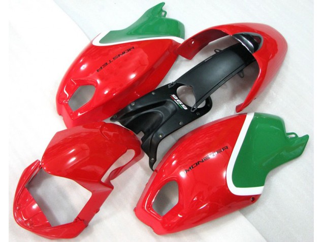 Ducati Monster 696 2008-2012 - Rouge Vert Monster Ducati Monster 696 2008-2012 - Rouge Vert Monster