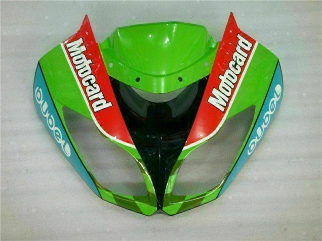 ZX6R 2009-2012 - Rouge Vert Motocard ZX6R 2009-2012 - Rouge Vert Motocard