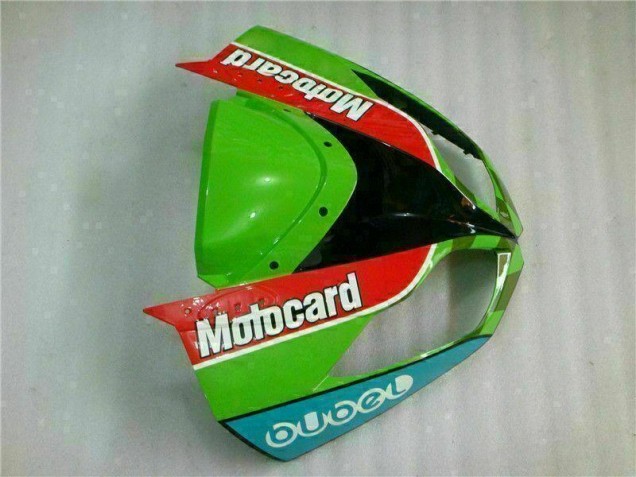 ZX6R 2009-2012 - Rouge Vert Motocard ZX6R 2009-2012 - Rouge Vert Motocard