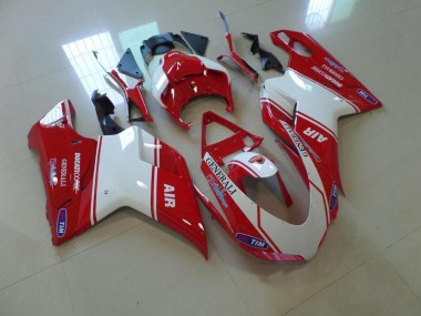 Ducati 848 1098 1198 2007-2014 - Rouge et Blanc Air