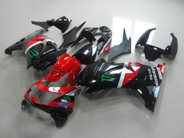 ZX 250R 2008-2012 - Rouge et Noir Monster ZX 250R 2008-2012 - Rouge et Noir Monster